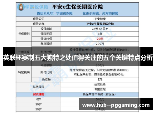 英联杯赛制五大独特之处值得关注的五个关键特点分析