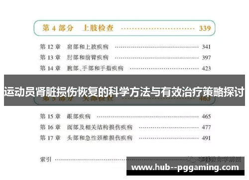 运动员肾脏损伤恢复的科学方法与有效治疗策略探讨